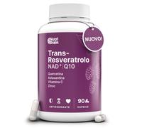 Trans Resveratrolo NAD⁺ Coenzima Q10 Quercetina Astaxantina Vitamina C e Zinco