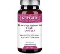 Trans Resveratrolo NAD+ Complex 686Mg Anti-Età E Antiossidanti Quercetina Piperi