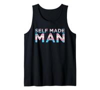 Trans Self Made Man FTM Transgender Flag Support Regali LGBTQ Canotta