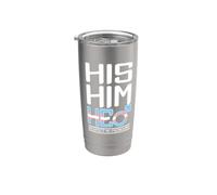 Trans Suo Lui Rispetta Il Mio Pronouns LGBT Pride Outfit Bicchiere termico in acciaio inox doppia parete