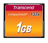 Transcend 1 GB CF 133x CompactFlash MLC (COMPACT FLASH CARD 1GB - 133X SPEED)