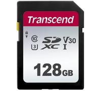 TS128GSDC300S - Scheda di memoria SDXC, 128GB, classe 10 UHS-I U3, V30, 300S