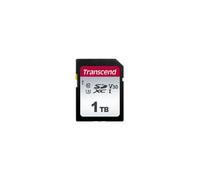 Transcend Scheda di memoria SDXC da 1 TB ad alta velocità (per fotocamere digitali, immagini e video; autoradio) classe 10, UHS-I U3, classe di velocità video V30 per 4K Ultra HD TS1TSDC300S