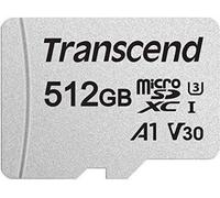 Transcend 300S 512 GB MicroSDXC NAND (512GB MICROSD W/ADAPTER UHS-I U3) NEW