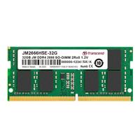 TRANSCEND 32GB JM DDR4 2666MHZ SO-DIMM2RX8 JM2666HSE-32G