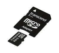 Transcend 4 GB microSDHC 4 GB MicroSDHC Classe 4 4 MB/s Nero TS4GUSDHC4