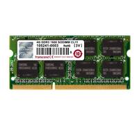 Transcend 4GB 2Rx8 DDR3 1600MHz SO-DIMM CL11 memoria