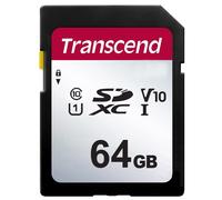 Transcend 64GB Memory Card Compatible with Nikon COOLPIX B500 Digital Camera - SDXC UHS-I Memory Card - Class 10 U1 100MB/s 300 Series