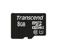 Transcend TS8GUSDCU1 Scheda di Memoria MicroSDHC da 8 GB senza Adattatore, Classe 10 U1