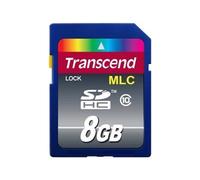Transcend 8GB SDHC Class 10 8 GB SDHC Classe 10 20 MB/s 10 TS8GSDHC10M