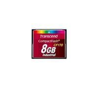 Transcend CF170 8 GB CompactFlash MLC (8GB CF CARD [CF170] - CF170, 8 GB, Compac