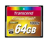 Transcend CompactFlash Card 1000x 64GB memoria flash [TS64GCF1000]