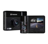 TRANSCEND - Dash Cam DrivePro 550 Doppio Obiettivo Full HD Wi-Fi / GPS con Scheda MicroSD 64GB - Nero
