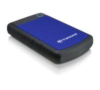 Transcend StoreJet 25H3 4TB | Hard disk esterno, USB 3.1 Gen 1 (USB 5Gbps), anti-scivolo e anti-shock - Blu