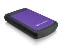 Transcend Disco rigido portatile robusto da 4 TB - resistente agli urti USB 3.1 Gen 1 StoreJet viola - TS4TSJ25H3P