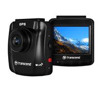 Transcend DrivePro 250 64GB Dashcam, 2.4" LCD, G-Sensor, Wi-Fi, GPS | Grandangolo 140°, tasto scatto rapido, visione notturna, rec a ciclo, Head-Up Display, ADAS, modalità parcheggio