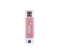 Transcend ESD310 512 GB Da USB tipo A a USB tipo C 3.2 Gen 2 [3.1 Gen 2] Rosa (S