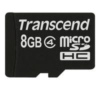 Transcend Flash-Speicherkarte - Class 4 High Capacity SD (MicroSDHC) 8 TS8GUSDC4