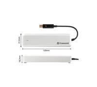 TRANSCEND - JetDrive 825 480 GB Argento TS480GJDM825
