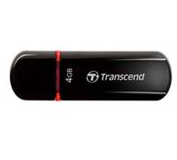 Transcend JetFlash 600 4 GB USB tipo A 2.0 Cuffia 15 g Nero USB-Stick TS4GJF600