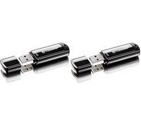 Transcend JetFlash 700 USB 3.1 Gen 1 da 128 GB, chiavetta USB nera - TS128GJF700 (Confezione da 2)