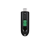 Transcend Pen Disk 128Gb Usb3.2 Pen Drive Type-C Capless Black