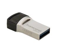 Transcend JetFlash 890 128GB USB Type-C / USB 3.1 Gen 1 Pennetta a Doppio Connettore USB OTG per Android TS128GJF890S