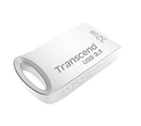 Transcend JetFlash da 32 GB, chiavetta USB compatta 3.1 Gen 1 (per portachiavi), confezione Frustration Free, argento - TS32GJF710SPE