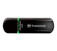 Transcend JetFlash elite 600 8 GB USB tipo A 2.0 Cuffia 15 g Nero TS8GJF600