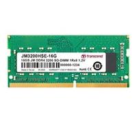 Transcend JetRam JM3200HSE-16G memoria 16 GB 1 x 8 GB DDR4 3200 MHz