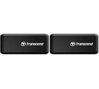 Transcend Lettore di schede multifunzione, con slot SD e microSD e connettore USB, USB 3.1 Gen 1, nero - TS-RDF5K (Confezione da 2)