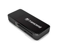 Transcend Lettore di schede multifunzione, con slot SD e microSD e connettore USB, USB 3.1 Gen 1, nero - TS-RDF5K