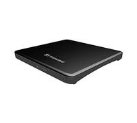 Transcend Masterizzatore e Lettore Dvd Esterno Portatile Ultrasottile | Usb 2.0, Nero | TS8XDVDS-K