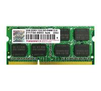 Transcend Memoria RAM, 2 GB, DDR3, PC3-10664, CL9, 204-pin DIMM, 128Mx8