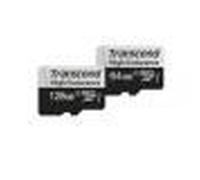 TRANSCEND MEMORY CARD 64GB microSD w/ adapter U1 High Endurance NEW