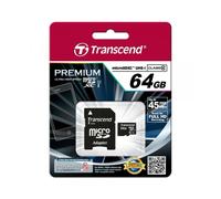Transcend Micro da 64 GB di SD-CARD W/ Adattatore U1