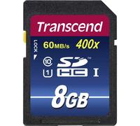 Transcend Premium 400 Scheda SDHC Industrial 8 GB Class 10, UHS-I