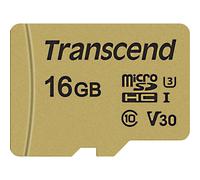 Transcend Premium 500S Scheda microSDHC 16 GB Class 10, UHS-I, UHS-Class 3, v30