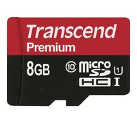 Transcend Premium Scheda microSDHC Industrial 8 GB Class 10, UHS-I