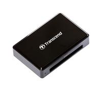 Transcend RDF2 Lettore di schede USB 3.1 Gen 1, Ideale per Video ad Alta Risoluzione, Trasferimento di Immagini Raw e Post-Produzione, Nero - TS-RDF2