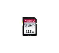 Transcend Scheda di memoria SDXC 300S da 128 GB UHS-I, C10, U3, V30, 4K, Full HD, fino a 95/40 MB/s (ideale per fotocamere digitali) con confezione Frustration Free TS128GSDC300S-E2