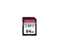 Transcend TS64GSDC300S-E2 Scheda di Memoria SDXC da 64 GB, Imballaggio Apertura Facile, 300S, Standard