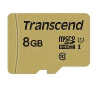 Transcend scheda microSDHC 500S UHS-I U1 Cl10 95/60MB/s 8 GB