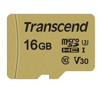 Transcend premium 500s scheda microsdhc 16 gb class 10 uhs-i uhs-class 3 v30