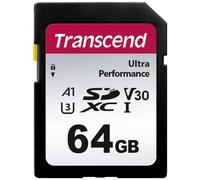 TRANSCEND MEMORY CARD 64GB SD Card UHS-I U3 A1 Ultra Performance