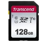 TS128GSDC300S - Scheda di memoria SDXC, 128GB, classe 10 UHS-I U3, V30, 300S