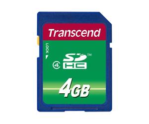 Transcend SDHC 4GB Class 4 Scheda SD / SDHC / SDXC