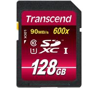 TS128GSDXC10U1 - Scheda di memoria SDXC, 128 GB Classe10 UHS-I 600x Ultimate