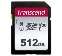 Transcend TS512GSDC300S Scheda di Memoria SDXC da 512 GB, Imballaggio Standard, 300S, Standard