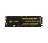 Transcend SSD MTE255S M.2 2280 PCIe Gen4x4 da 2 TB, con dissipatore di calore in grafene, lato singolo, TLC 3D, SSD da gioco interno MVMe, fino a 7.400 MB/s - TS2TMTE255S